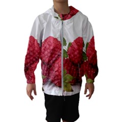 Fruit Healthy Vitamin Vegan Kids  Hooded Windbreaker by Ket1n9