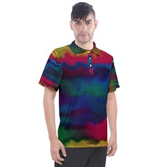 Watercolour Color Background Men s Polo T-shirt by Ket1n9
