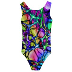 Network Nerves Nervous System Line Kids  Cut-out Back One Piece Swimsuit by Ket1n9