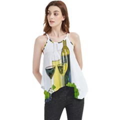 White Wine Red Wine The Bottle Flowy Camisole Tank Top by Ket1n9