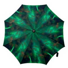 Northern-lights-plasma-sky Hook Handle Umbrellas (large) by Ket1n9