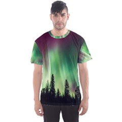 Aurora Borealis Northern Lights Men s Sport Mesh T-Shirt