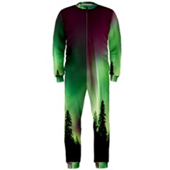 Aurora Borealis Northern Lights Onepiece Jumpsuit (men) by Ket1n9