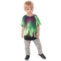 Aurora Borealis Northern Lights Kids  Raglan T-Shirt View1