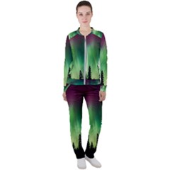 Aurora Borealis Northern Lights Casual Jacket And Pants Set