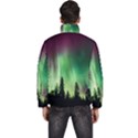 Aurora Borealis Northern Lights Men s Puffer Bubble Jacket Coat View4