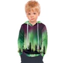 Aurora Borealis Northern Lights Kids  Overhead Hoodie View1