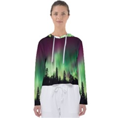 Aurora Borealis Northern Lights Women s Slouchy Sweat