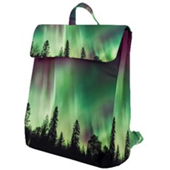 Aurora Borealis Northern Lights Flap Top Backpack