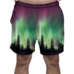 Aurora Borealis Northern Lights Men s Shorts