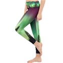 Aurora Borealis Northern Lights Lightweight Velour Classic Yoga Leggings View3