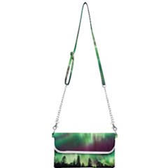 Aurora Borealis Northern Lights Mini Crossbody Handbag