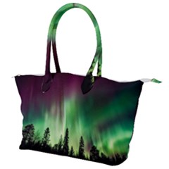 Aurora Borealis Northern Lights Canvas Shoulder Bag
