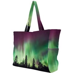 Aurora Borealis Northern Lights Simple Shoulder Bag