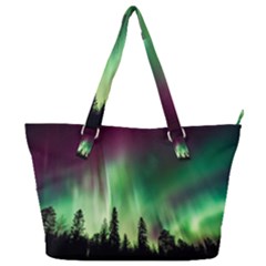 Aurora Borealis Northern Lights Full Print Shoulder Bag