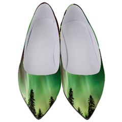 Aurora Borealis Northern Lights Women s Low Heels