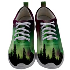 Aurora Borealis Northern Lights Mens Athletic Shoes