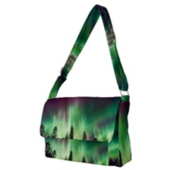 Aurora Borealis Northern Lights Full Print Messenger Bag (M)