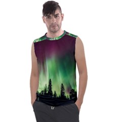 Aurora Borealis Northern Lights Men s Regular Tank Top