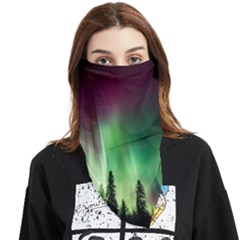 Aurora Borealis Northern Lights Face Covering Bandana (Triangle)