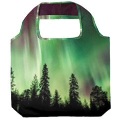 Aurora Borealis Northern Lights Foldable Grocery Recycle Bag