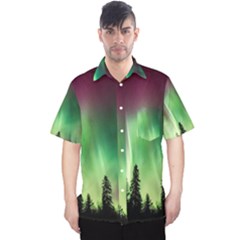 Aurora Borealis Northern Lights Men s Hawaii Shirt