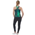 Northern Lights Plasma Sky Cross Neck Velour Top View2