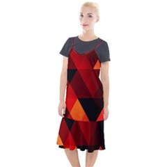 Abstract Triangle Wallpaper Camis Fishtail Dress by Ket1n9