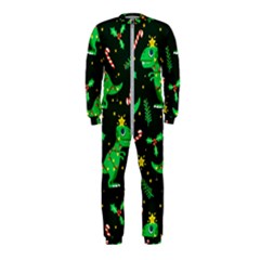 Christmas Funny Pattern Dinosaurs Onepiece Jumpsuit (kids)