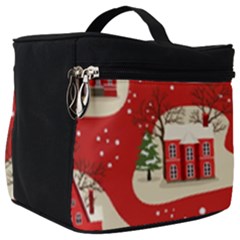 Christmas New Year Seamless Pattern Make Up Travel Bag (big)