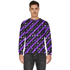 Christmas Paper Star Texture Men s Fleece Sweatshirt by Ket1n9