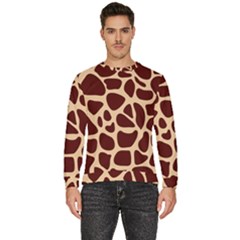 Animal Print Girraf Patterns Men s Fleece Sweatshirt by Ket1n9