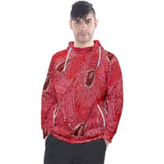 Red Peacock Floral Embroidered Long Qipao Traditional Chinese Cheongsam Mandarin Men s Pullover Hoodie