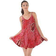 Red Peacock Floral Embroidered Long Qipao Traditional Chinese Cheongsam Mandarin Love the Sun Cover Up