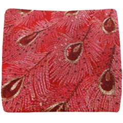 Red Peacock Floral Embroidered Long Qipao Traditional Chinese Cheongsam Mandarin Seat Cushion