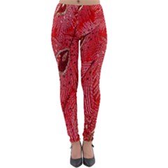 Red Peacock Floral Embroidered Long Qipao Traditional Chinese Cheongsam Mandarin Lightweight Velour Leggings