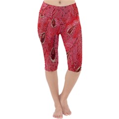 Red Peacock Floral Embroidered Long Qipao Traditional Chinese Cheongsam Mandarin Lightweight Velour Cropped Yoga Leggings