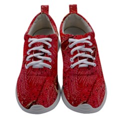 Red Peacock Floral Embroidered Long Qipao Traditional Chinese Cheongsam Mandarin Women Athletic Shoes