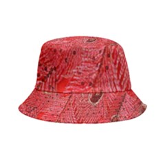 Red Peacock Floral Embroidered Long Qipao Traditional Chinese Cheongsam Mandarin Inside Out Bucket Hat