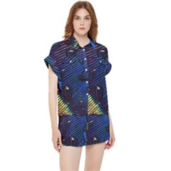 Peacock Feather Retina Mac Chiffon Lounge Set by Ket1n9