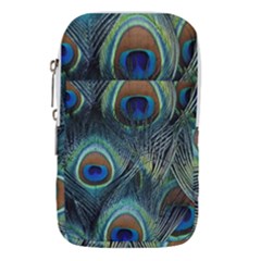 Feathers Art Peacock Sheets Patterns Waist Pouch (large) by Ket1n9