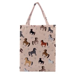 Horses For Courses Pattern Classic Tote Bag by Ket1n9