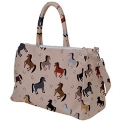 Horses For Courses Pattern Duffel Travel Bag by Ket1n9