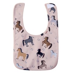 Horses For Courses Pattern Baby Bib by Ket1n9