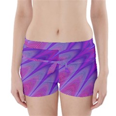 Purple Star Sun Sunshine Fractal Boyleg Bikini Wrap Bottoms by Ket1n9