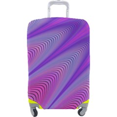 Purple Star Sun Sunshine Fractal Luggage Cover (large) by Ket1n9
