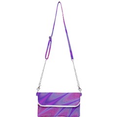 Purple Star Sun Sunshine Fractal Mini Crossbody Handbag by Ket1n9