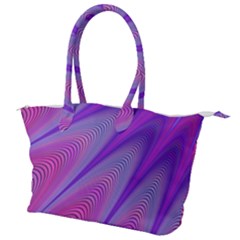 Purple Star Sun Sunshine Fractal Canvas Shoulder Bag by Ket1n9