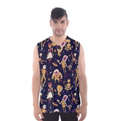 Alien Surface Pattern Men s Basketball Tank Top by Ket1n9