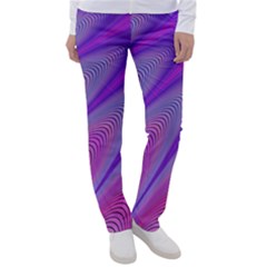 Purple Star Sun Sunshine Fractal Women s Casual Pants by Ket1n9